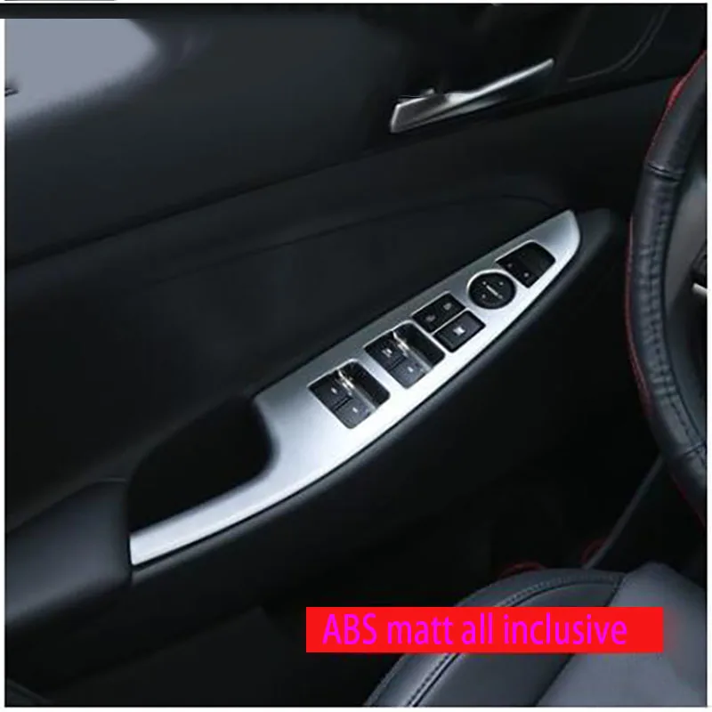 Для hyundai Tucson аксессуары интерьера, двери, окна переключатель накладка планки 4 шт./компл