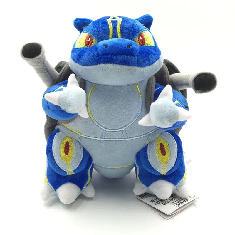 Original Pokemon Film Mega Evolution Blastoise Plush Toy 20cm A Nice Present For The Children Birthday Christmas
