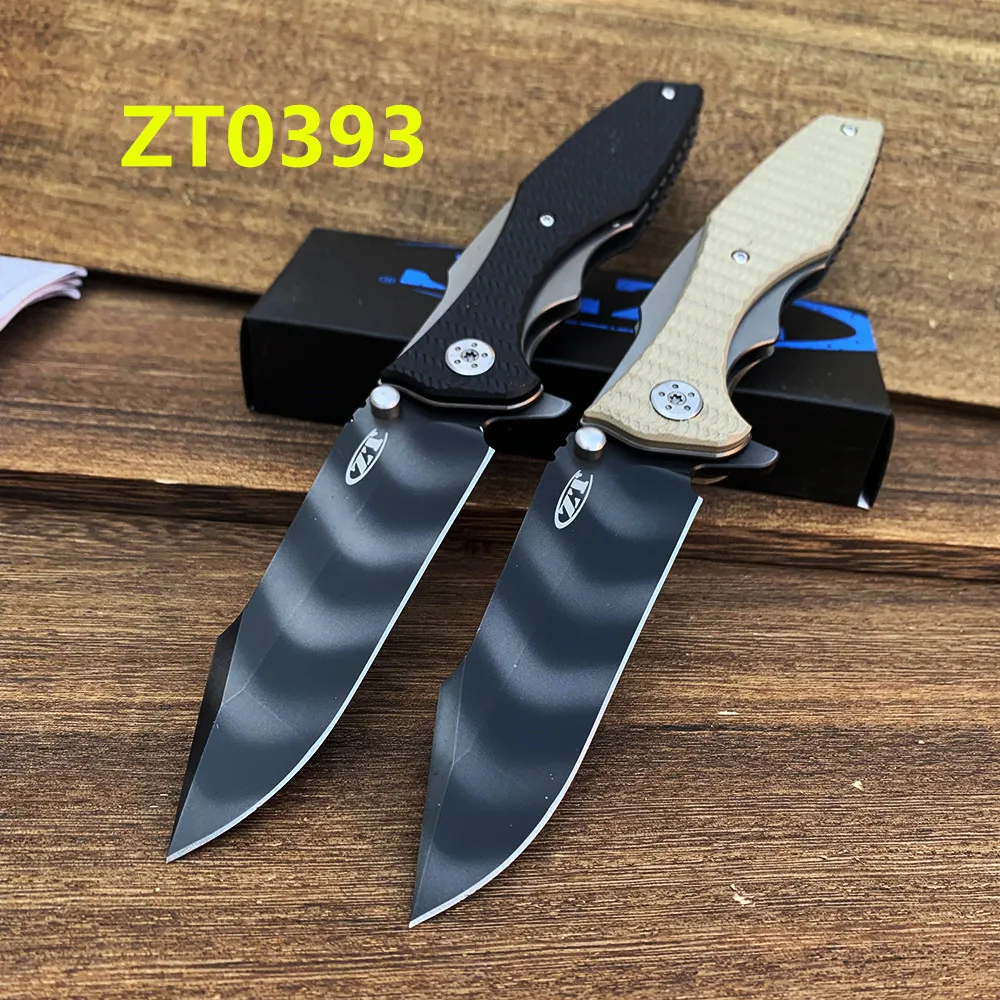 Складной нож ZT 0393 с нулевой погрешностью походный карманный рукояткой G10 и
