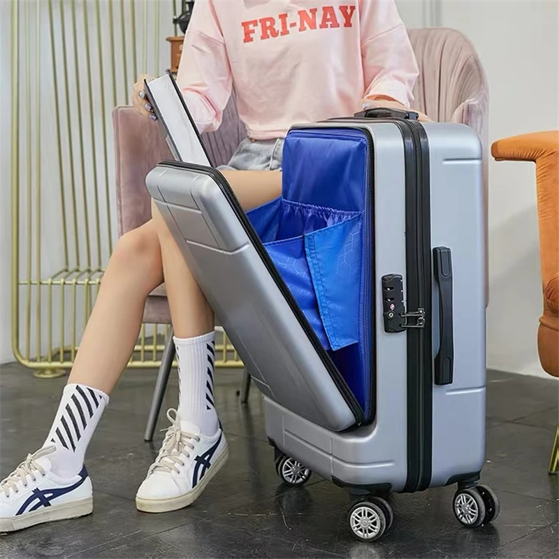 20" Inch Laptop Hand Luggage Carry On Hard Cabin Travel Suitcase Set rolling luggage trolley,folding luggage trolley