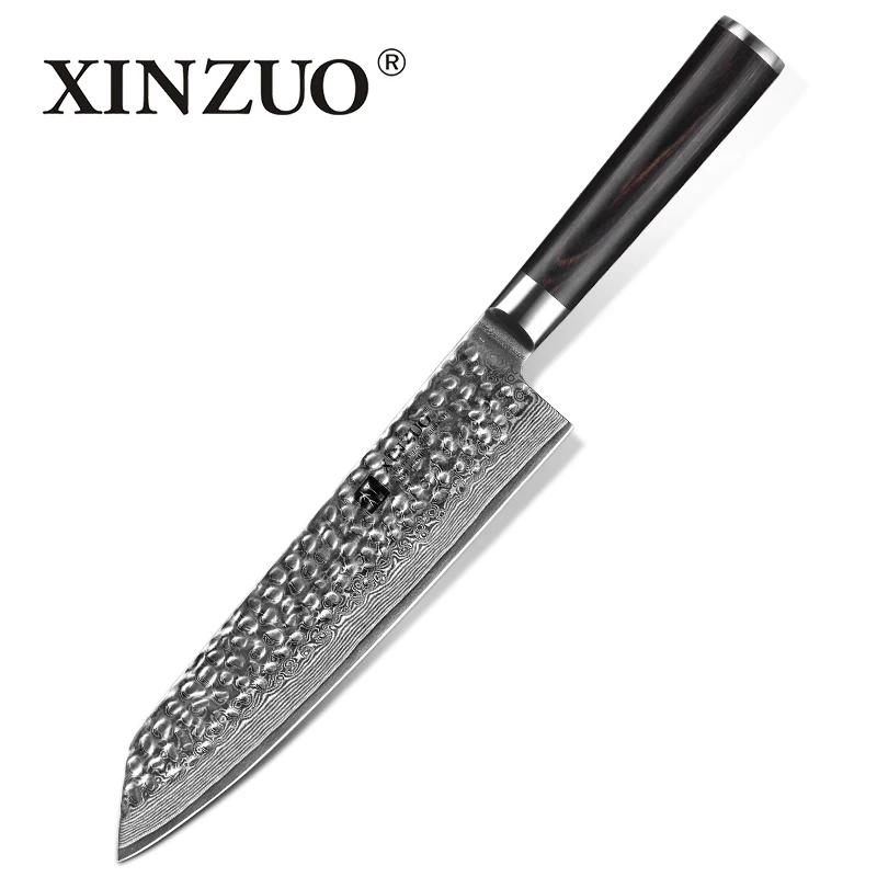 XINZUO 8,5 дюймов Gyutpo нож настоящий 67 слоев дамасской стали кухонные ножи сталь Pro VG10 кухонный нож с ручкой Pakkawood