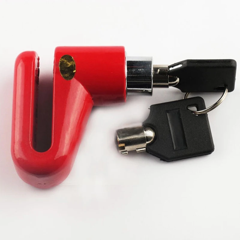 Security Protect Motorbike Motorcycle Alarm Lock Anti Thief Electric Bike Scooter Wheel Disc Brake Zinc Alloy Siren Lock