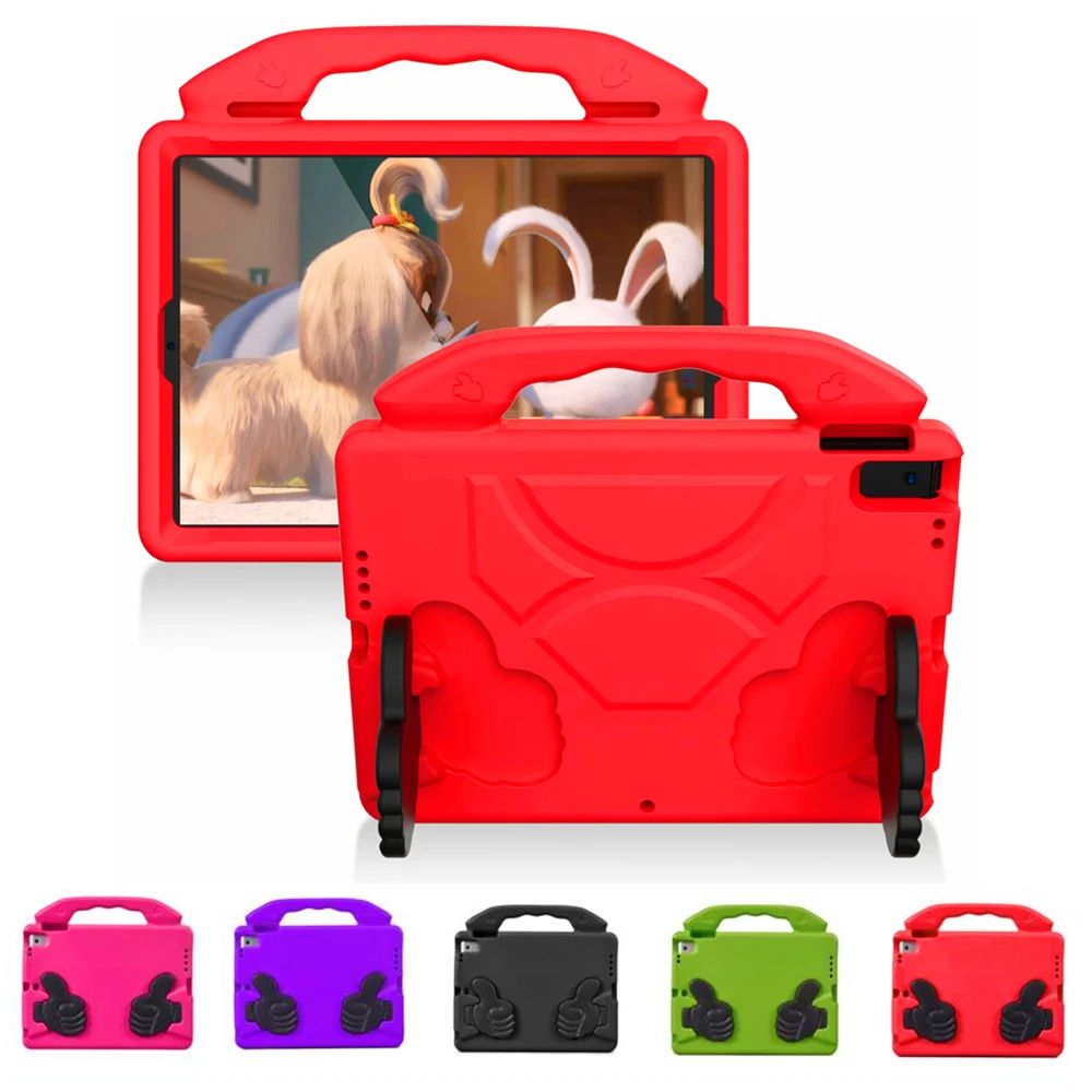For IPad 7 7th Gen 10.2 2019 Case Kids Shockproof EVA Portable Hand Holder Cover case ipad 5 6 Pro 9.7 2017 2018 11 2020 | Компьютеры и