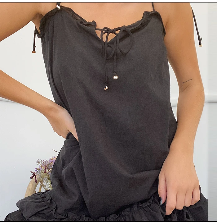 SINRGAN Boho летнее платье, женское элегантное Кружевное белое мини-платье на бретельках, открытое пляжное платье, летнее Новое пляжное платье