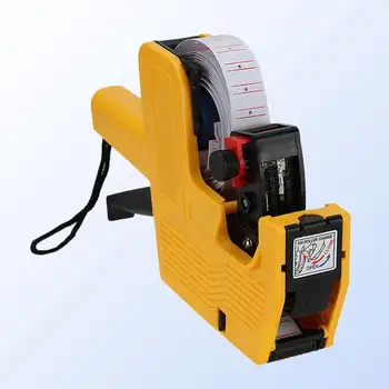 

Price Tags Label Adhesive Single Row Label 10rolls Paper Rolls Marker Tag Sticker White Goods Notes