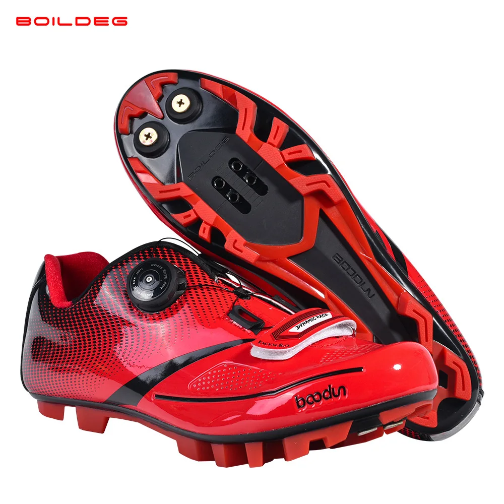 

Boildeg/Boiling New Style Cycling Lock Anti-slip Wear-Resistant Racing Shoes Lightweight Mountain Cycling Shoes