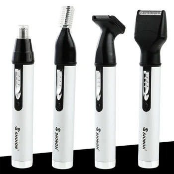 

4 In 1 Beard Trimmer Multifunction Nose Eyebrow Clippers Mini Cordless 220v Electric Hair Cutting Machine for Men&women
