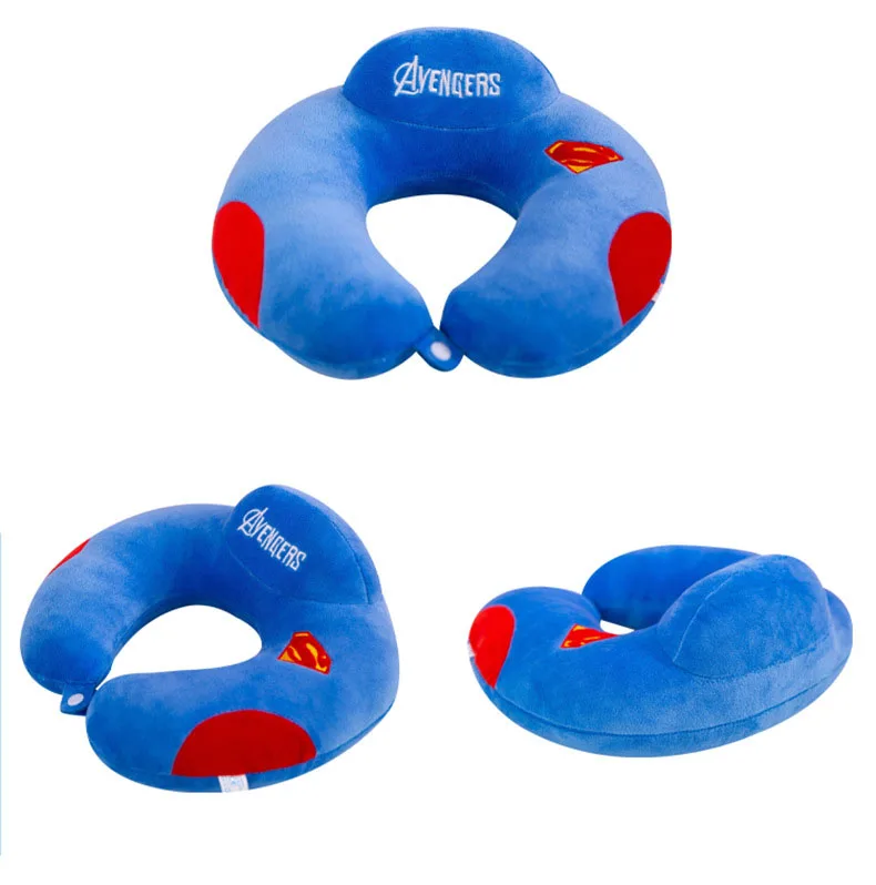 Cute cartoon plush neck pillow 30*30cm office nap work reading travel nursing neck U-shaped pillow plush stuffed toys