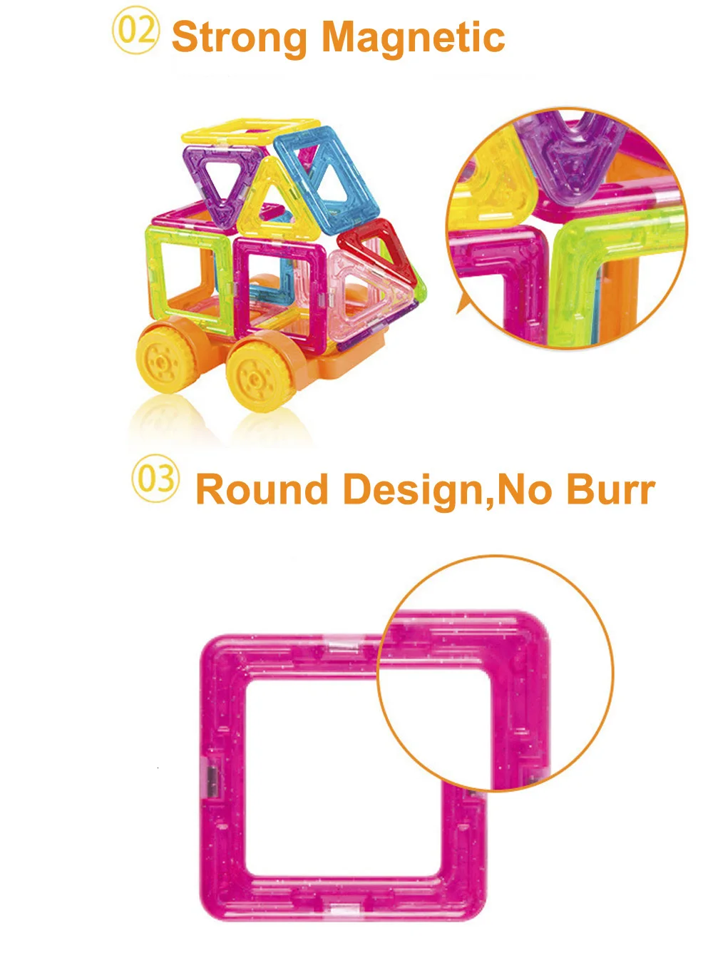 56-184 шт. мини-размер магнитные блоки DIY магнитный дизайнерский Набор для моделирования строительные игрушки для детей подарок