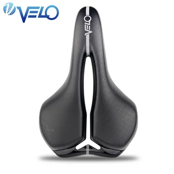 

Velo Rainproof Microfiber Leather Bicycle Saddle Mountain Road Bike Saddle Foam Cushion Soft Comfort Cycling Bicycle Saddle Seat