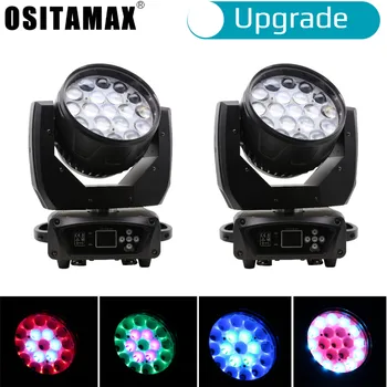 

NEW LED wash zoom 19x15w rgbw moving head light beam zoom wash with circle moving head stage lighting for party disco dj light