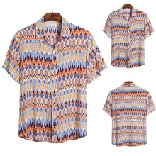 Мужская одежда рубашка с принтом Hawaii Wind с коротким рукавом рубашка с цветочным принтом Cs167