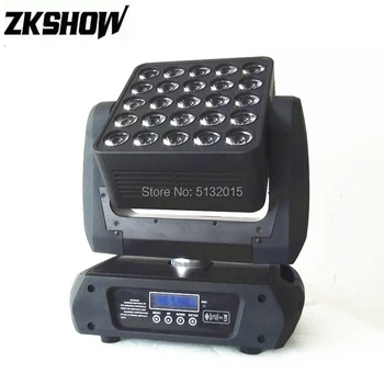 

25*12W CREE LED Moving Head Beam Wash Light RGBW 4in1 Pro Stage Equipment for DJ Disco Party Nightclub Music Show Lighting Hire
