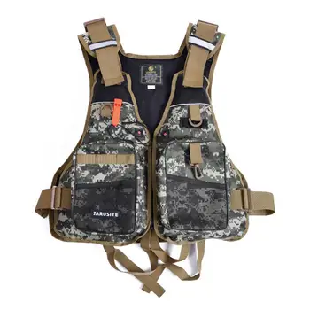 

Outdoor Sport Fishing Life Vest Men Breathable Swimming Life Jacket Safety Waistcoat Survival Utility Vest