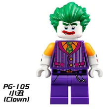 Одиночная Супер Герои фигурки Джокер, клоун календарь Бэтмен фильм пресловутый лоурайдер строительные блоки детские подарочные игрушки PG105