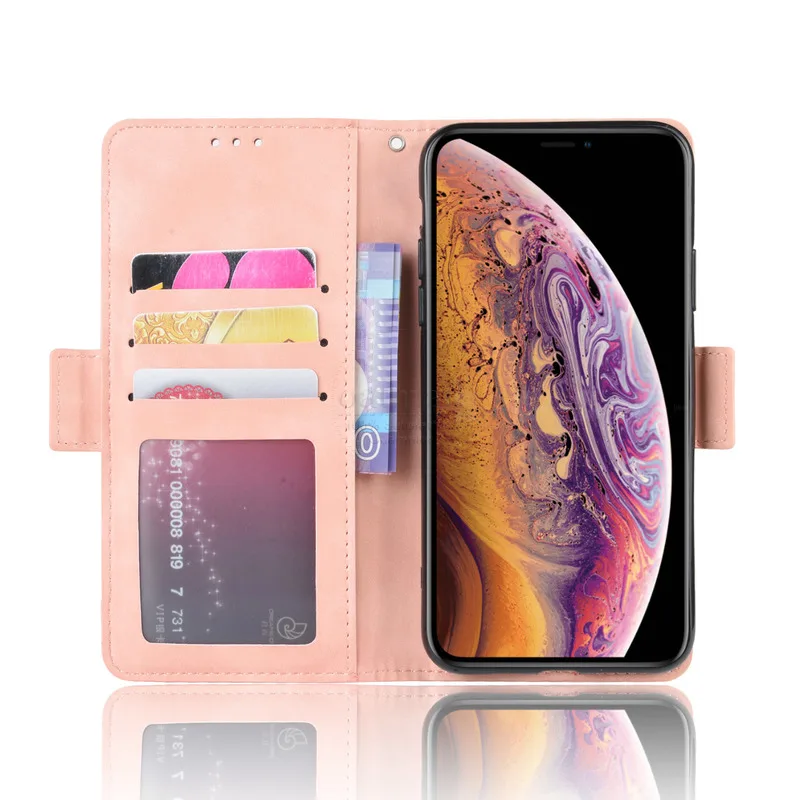 Чехол-бумажник для iPhone 11 с магнитной книгой, откидная крышка для iPhone 11 Pro Max, отделение для фото и карточек, роскошные кожаные чехлы для мобильных телефонов