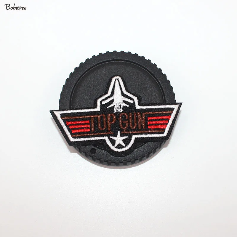 Air force Top gun Badge Patches iron on for cloth Jacket DIY Stripes Embroidery Cotton Fabric Sewing Appliques stickers