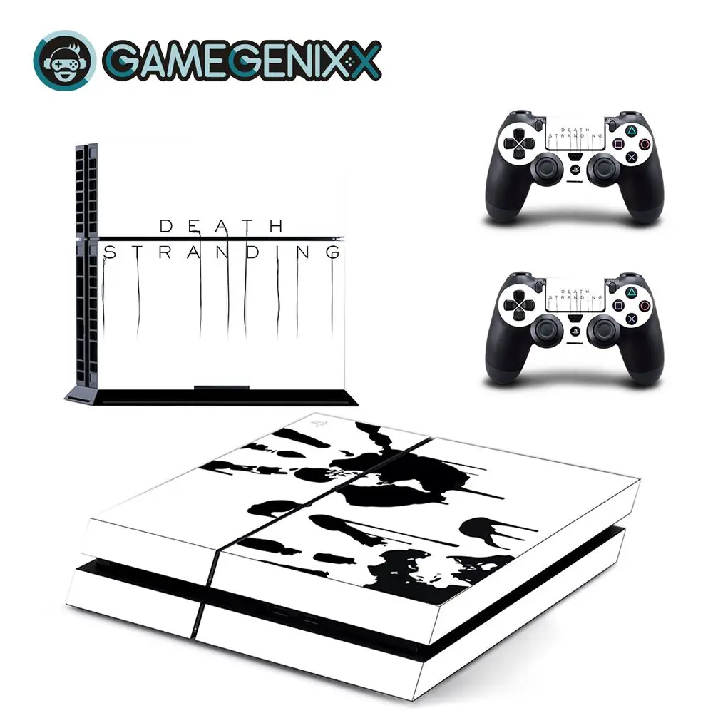 GAMEGENIXX Кожа Наклейка виниловая оберточная крышка полный набор для PS4 консоли и 2 контроллеров-Death Stranding
