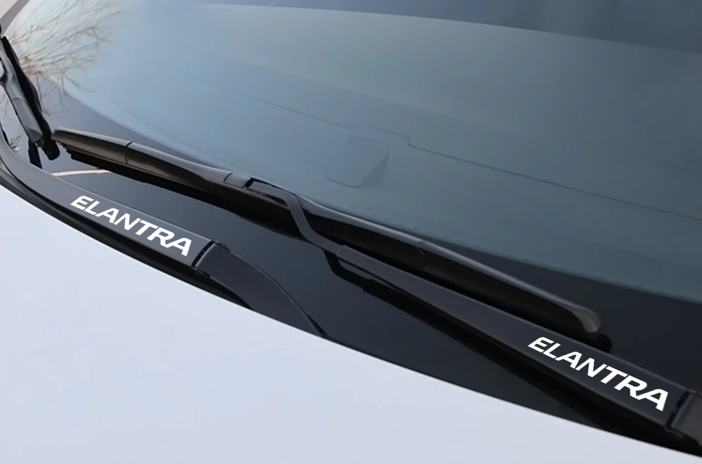 Автомобильный Стайлинг наклейка авто Декор для hyundai Elantra Светоотражающая наклейка на окно автомобиля украшение для дворника пленительная Наклейка Автомобильные аксессуары