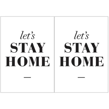 

2pcs Monogram Nonwovens Wall Painting Inkjet Frameless Wall Pictures Decor for Home Living Room 18x13cm(Assorted Color)