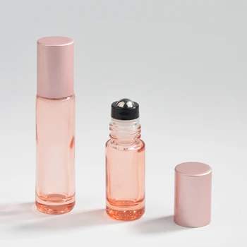 

5ml 10ml Refillable Roller Ball Makeup Essential Oil Bottles Gemstone Roller Bottle Travel Mini Glass Bottle Containers