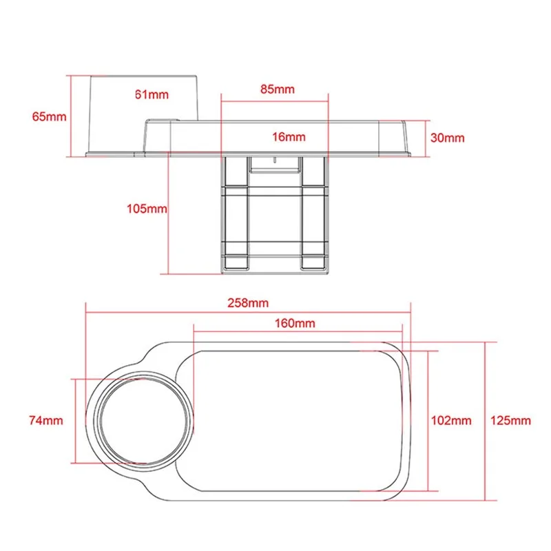 Подлокотник для центральной консоли автомобиля коробка хранения из АБС пластика