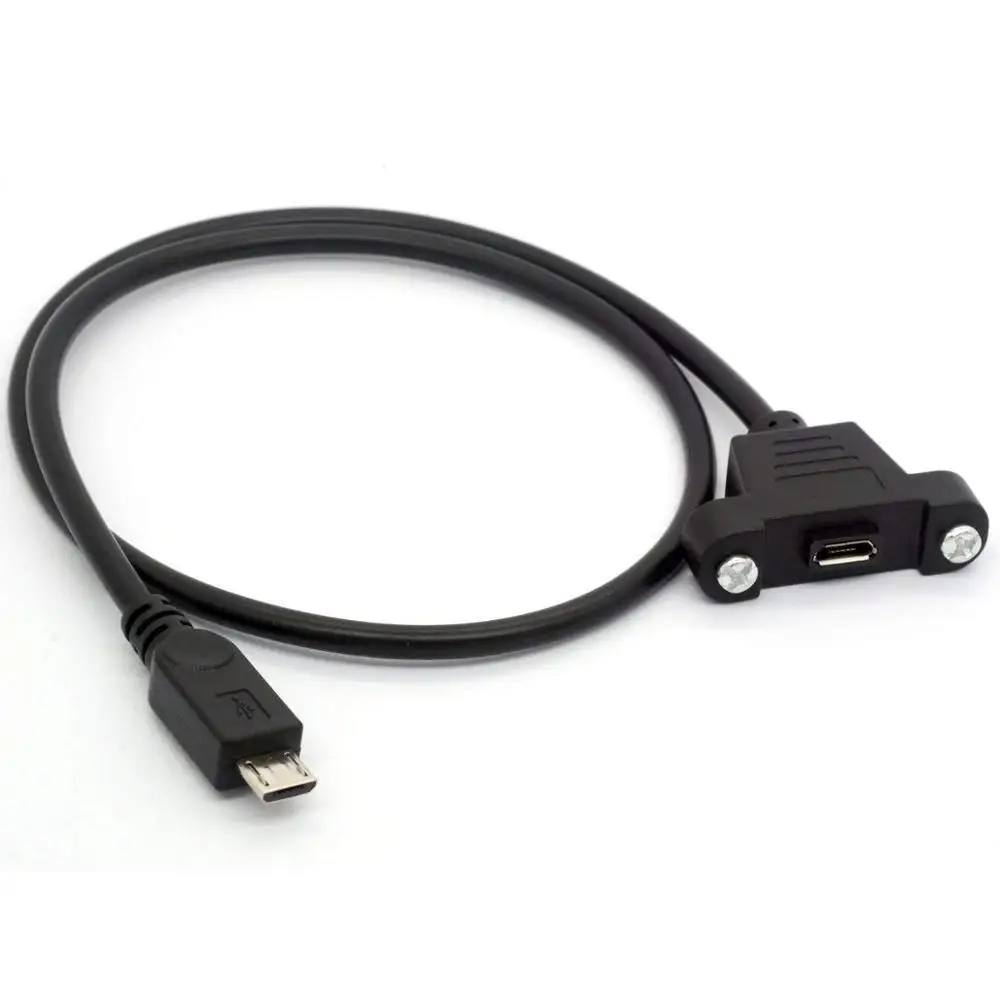 Панельный Удлинительный кабель micro usb со штекером на гнездо|Компьютерные кабели и
