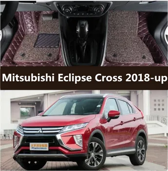 

Car Accessories Styling Custom Foot Mats 3D Luxury Leather Car Floor Mats Fits For Mitsubishi Eclipse Cross 2018 2019 2020