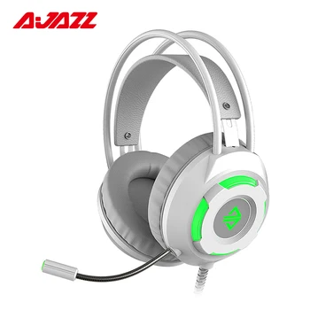 

Ajazz AX120 Wired Headset Gamer PC 3.5mm USB for PS4 Headsets LED 7.1 Surround Sound HD Microphone Gaming Overear Laptop Tablet