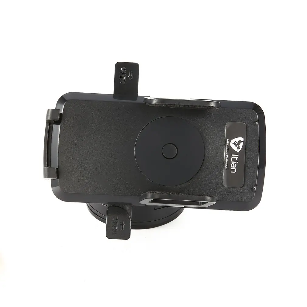 Универсальный Itian Qi автомобильное беспроводное зарядное устройство передатчик держатель Подставка для телефона зарядное устройство для samsung S7 S7edge для iPhone X 8