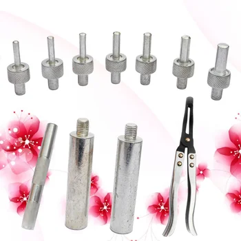 

11 Pcs Valve Stem Seal Remover Removal Plier Seal Installer Installation Tool Set with Plier Driving Sockets Drive Handle and Ad