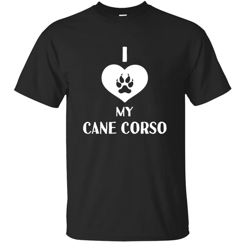Модная футболка с юмором I Love My Cane Corso, футболка с коротким рукавом, размер S-5xl, Kawaii, Мужская футболка, Homme, футболка, топ, комиксы