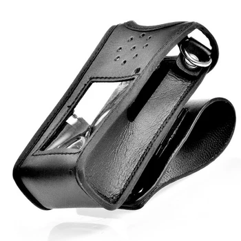 

Adjustable PU Leather Buckle Walkie Talkie Outdoor Accessories Waist Pouch Protective Cover Durable Belt Sheath For BF-UV9RPLUS