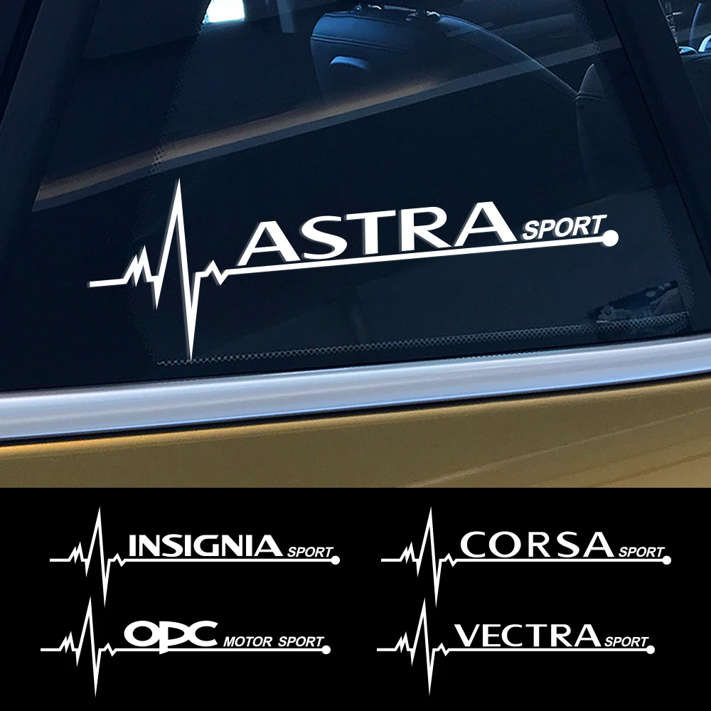 

2PCS Car Stickers Side Window Trim Decals For Opel OPC Astra J H G K Insignia Corsa D B E Mokka Vectra B Auto Decor Accessories
