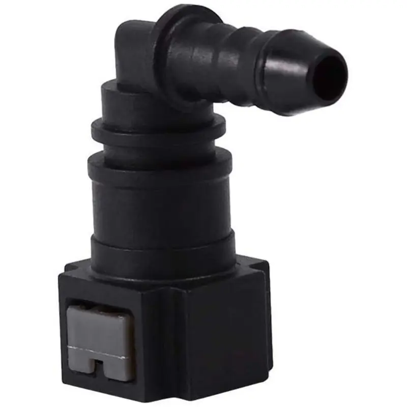 

Motorcycle Hose Coupler ID6 Female 7.89mm Elbow Fuel Line Quick Connector
