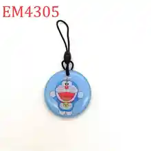 125 кГц перезаписываемый Бланк карты RFID T5577 EM4305 мультфильм ключ брелок с кольцом жетон бирка llavero брелок Брелок карта контроля доступа 1 шт