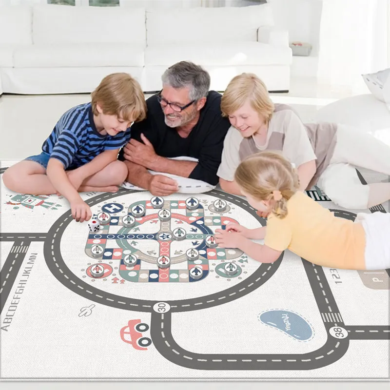 200*180*0.5CM Baby Play Mat Double sided Eco-friendly EPE Children activity mat Cartoon Non-slip Carpet Living Room | Игрушки и хобби