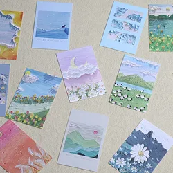 Lomo – Mini boîte en papier créative, 28 pièces/lot, fleurs, fleur, lettres de vœux/anniversaire, cartes de Message, cadeau d'amour pour petite amie 