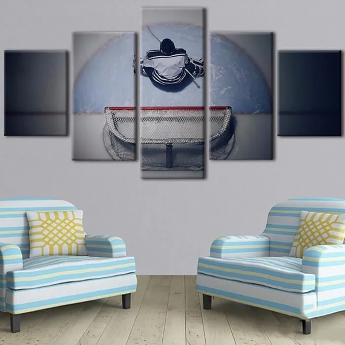 

5-frame Ice Hockey Goalkeeper Computer Airbrush Painting AliExpress Amazon Wish Painting Core Decorative Painting Manufacturers