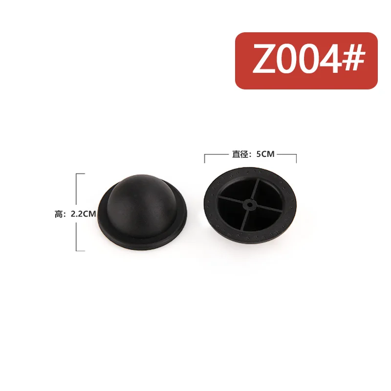 Z004 1 пара сменных багажных подушечек для чемоданов, сумок, стоек для ног, боковая опора для ног, ролики для багажа, тяга, коробка, аксессуары - Color: Z004