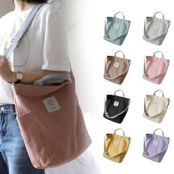 

Canvas Casual Handbag Ladies Tote Print Lady Bag Casual Beach Tote Eco Shopping Bag Daily Items Collapsible Canvas Shoulder Bag
