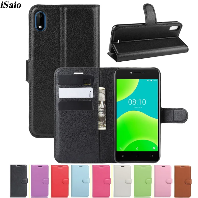 Чехол-Кошелек для Wiko Sunny 4, кожаный чехол для Wiko Y50 Y70, флип-чехол для телефона, задняя крышка из ТПУ, подставка с держателями карт, чехол