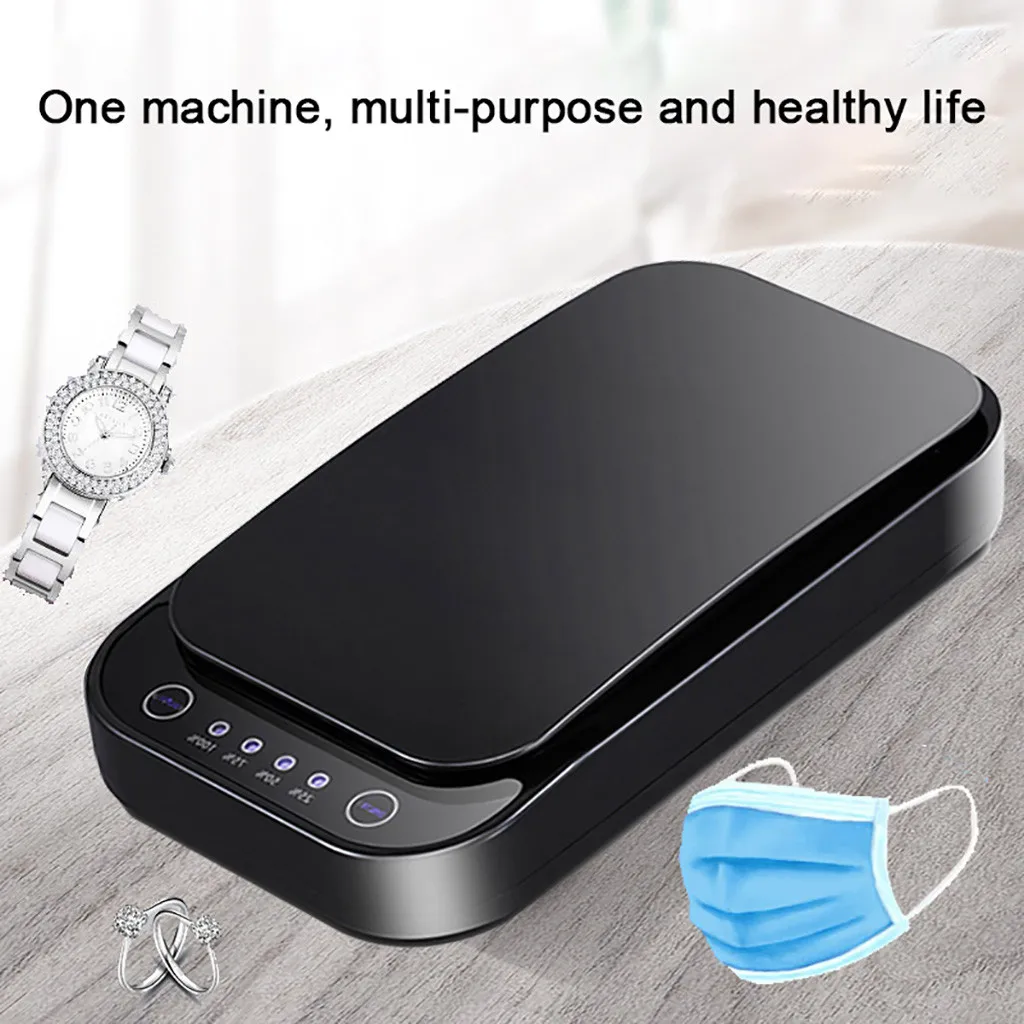 

Hygiene products Dropshipping UV Disinfection Cabinet Sterilizers Machine for Mask Wireless Charging for Phone