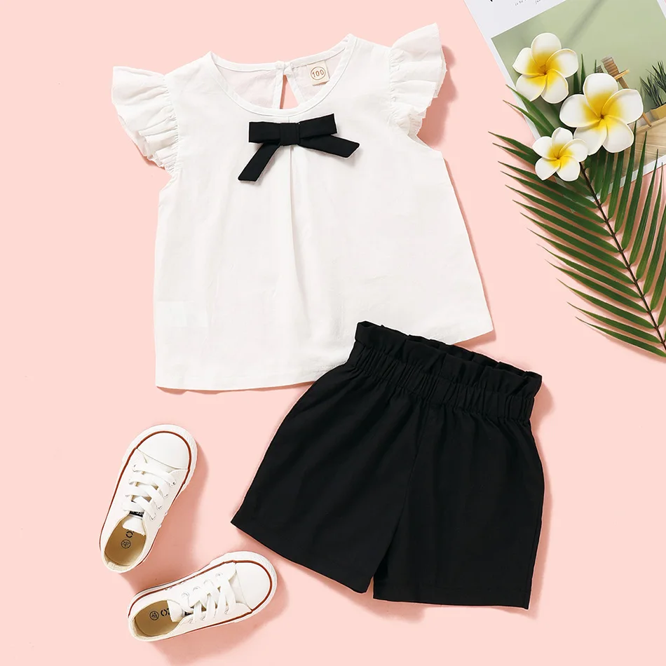 

New Toddler Kids Baby Girl Valentine 's Day Clothes 2Pcs Outfits Set Kid Baby Girls Clothes Sets Summer Cute Baby Clothes