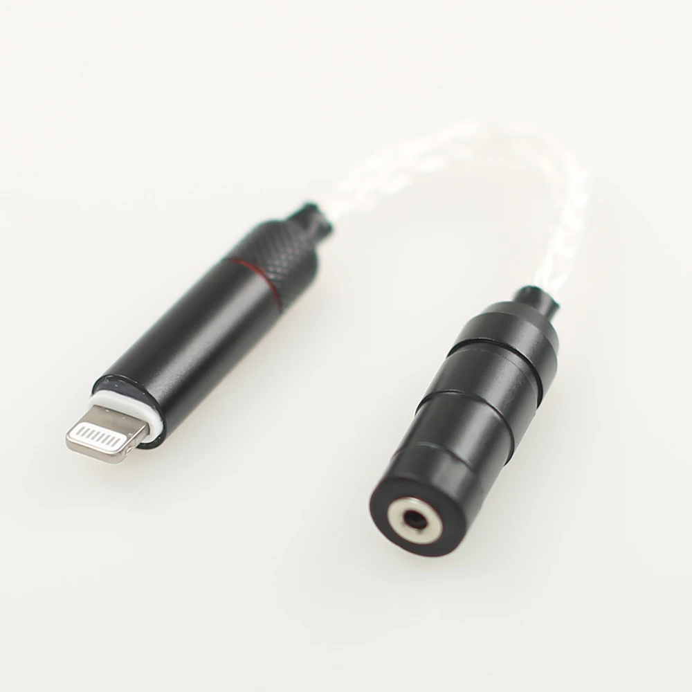 for Lightning to 3 5mm 2 5mm headphone jack adapter for iPhone 8 X 7 plus 5 6 5s