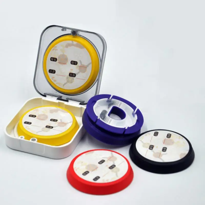 

Fishing Line Spool Box Fishing Main Line Bobbin Board Portable Bobbin Line Box Storage Tackle Silicone Winding Case Line Shaft