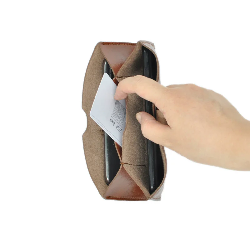 Universal PU Leather Phone Wallet Pouch Case