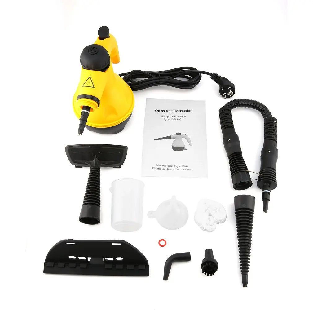 Multi Purpose Electric Steam Cleaner Portable Handheld Steamer Household Cleaner Attachments Kitche - 4000579445700