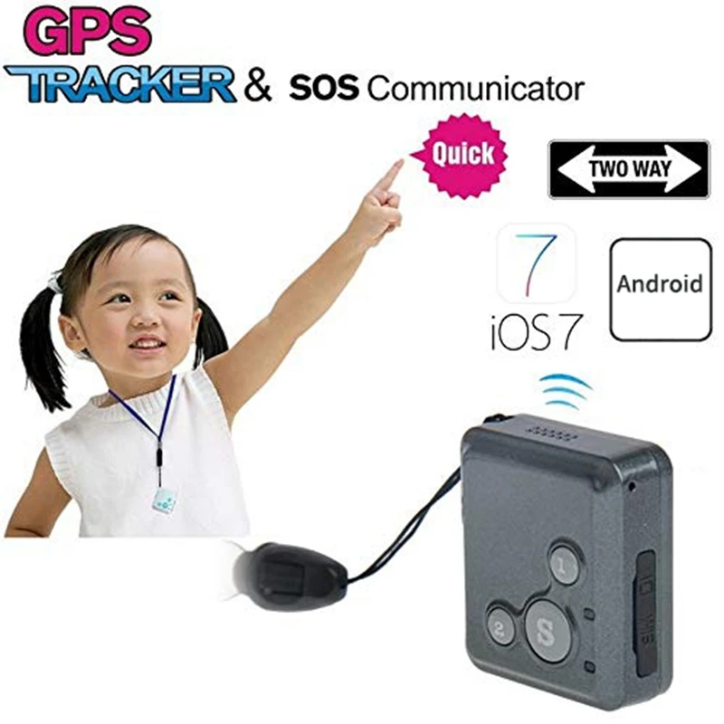 RF-V16 мини gps-трекер для бесконтактных разговоров 2G GSM gps локатор SOS Вызов голосовой