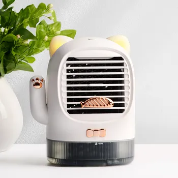 

XIAOMI Youpin Cute Luckycat Portable Air Cooler Conditioning Fan Portable Mini Conditioner Water Cooling Fan With Night Light
